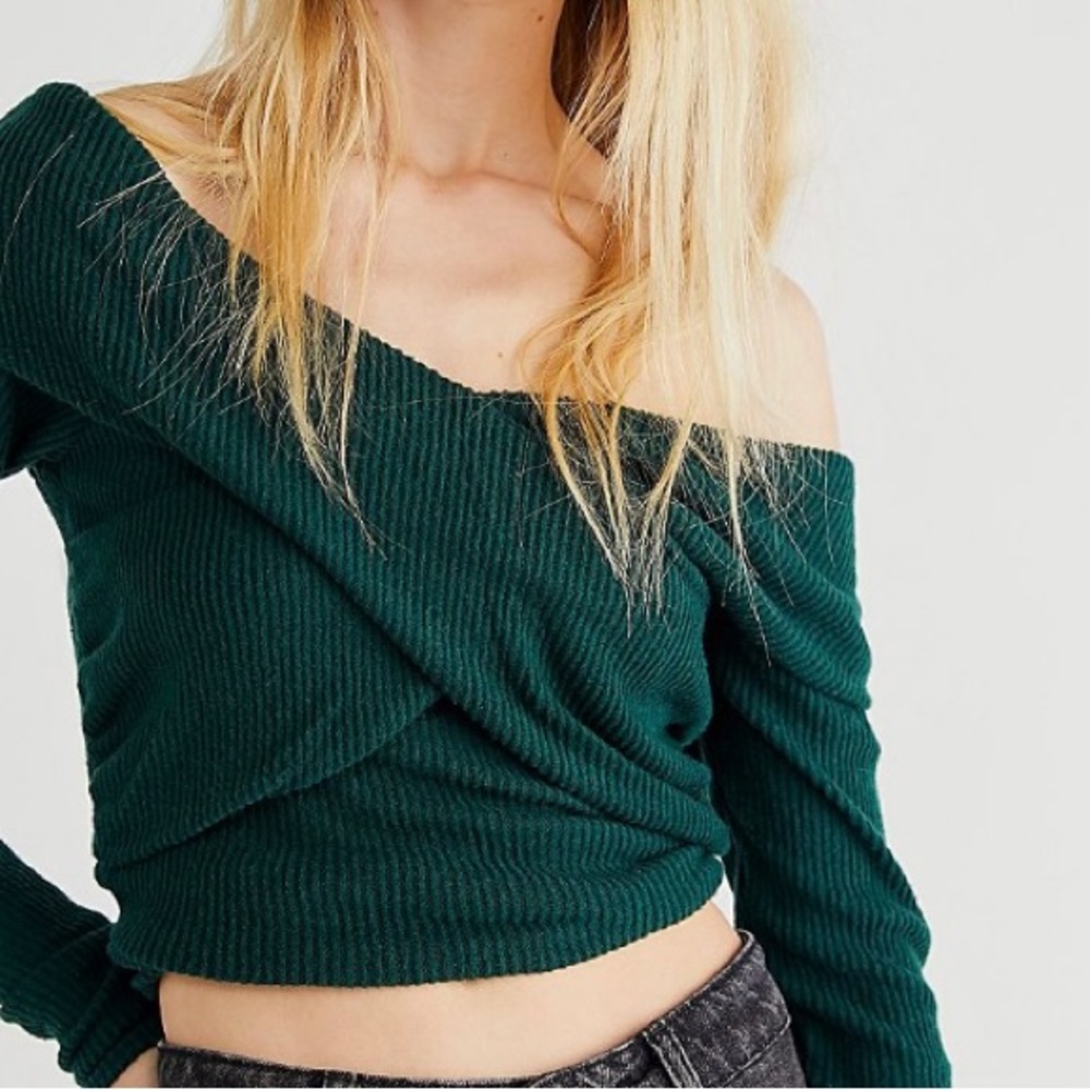 NWT Free People Marley Knit Top